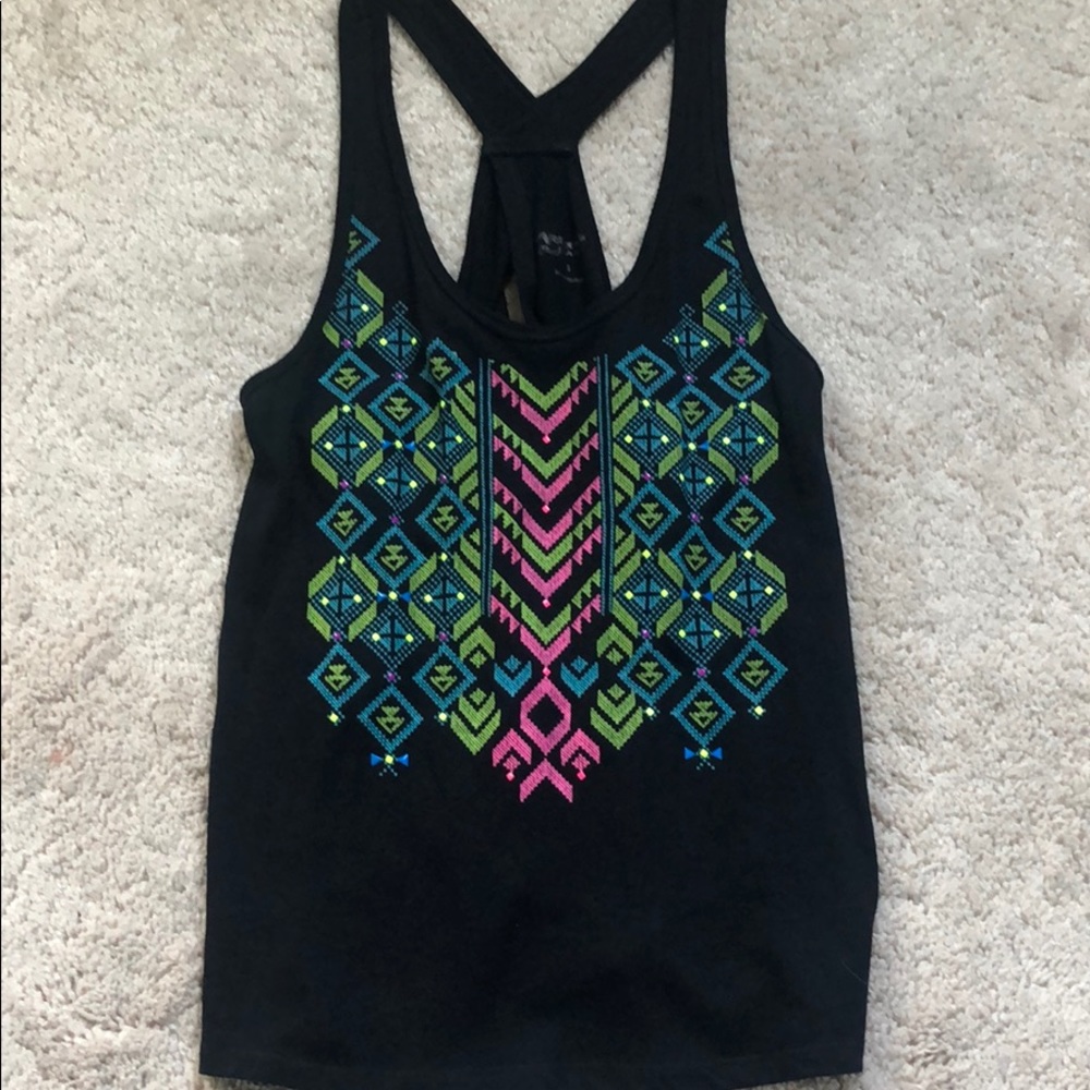 Black tank top